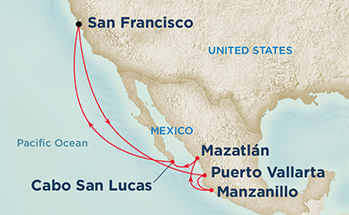 10 day cruise from san francisco to mexico