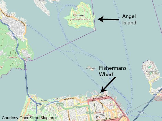 Angel Island San Francisco Map Angel Island San Francisco Map