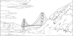 San Francisco Coloring Pages for Adults