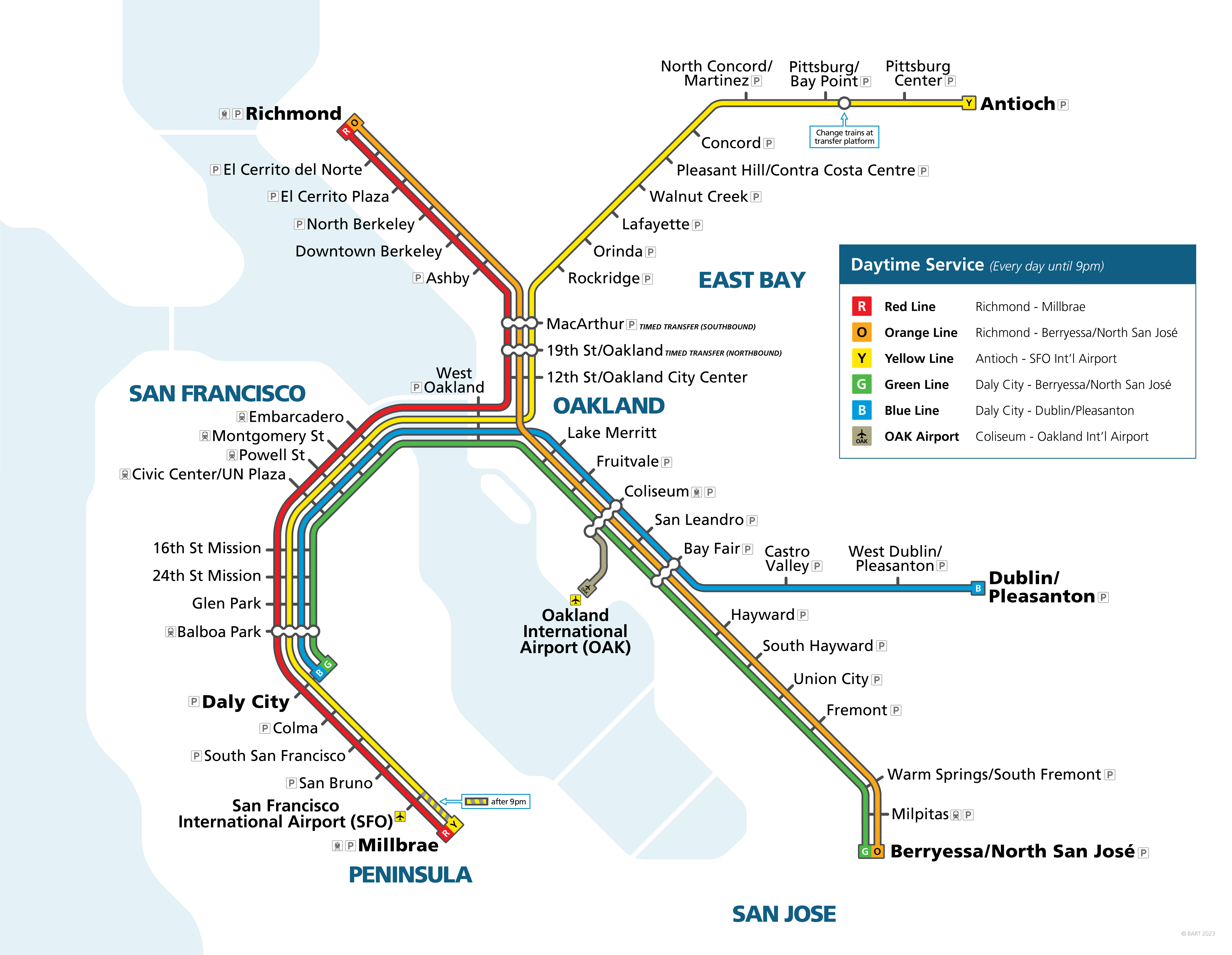 BART Map 2023