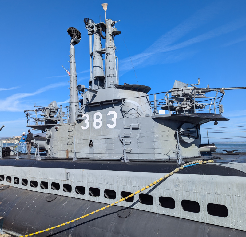 Balao-class submarine museum in San Francisco Balao-class submarine museum in San Francisco