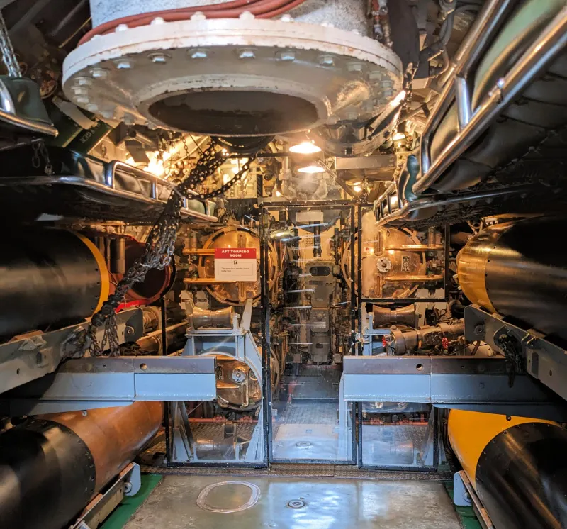 Aft Torpedo Room in the USS Pampanito Aft Torpedo Room in the USS Pampanito