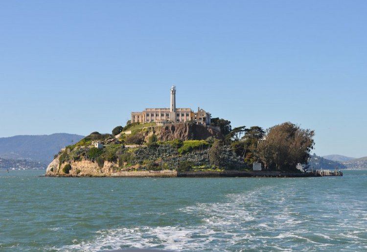 Alcatraz Island as seen from the ferry