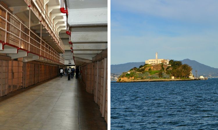 Alcatraz Island from Fish Wharf