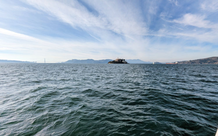 Alcatraz Island from the Ferry