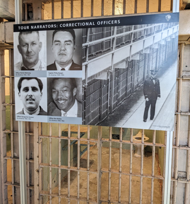 Alcatraz correctional officers the narrator tour Alcatraz correctional officers the narrator tour