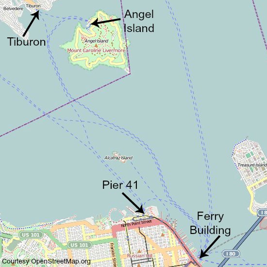 Angel Island Map