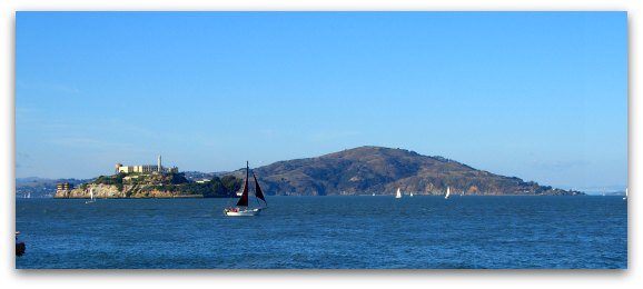 Angel Island San Francisco from Fisherman's Wharf