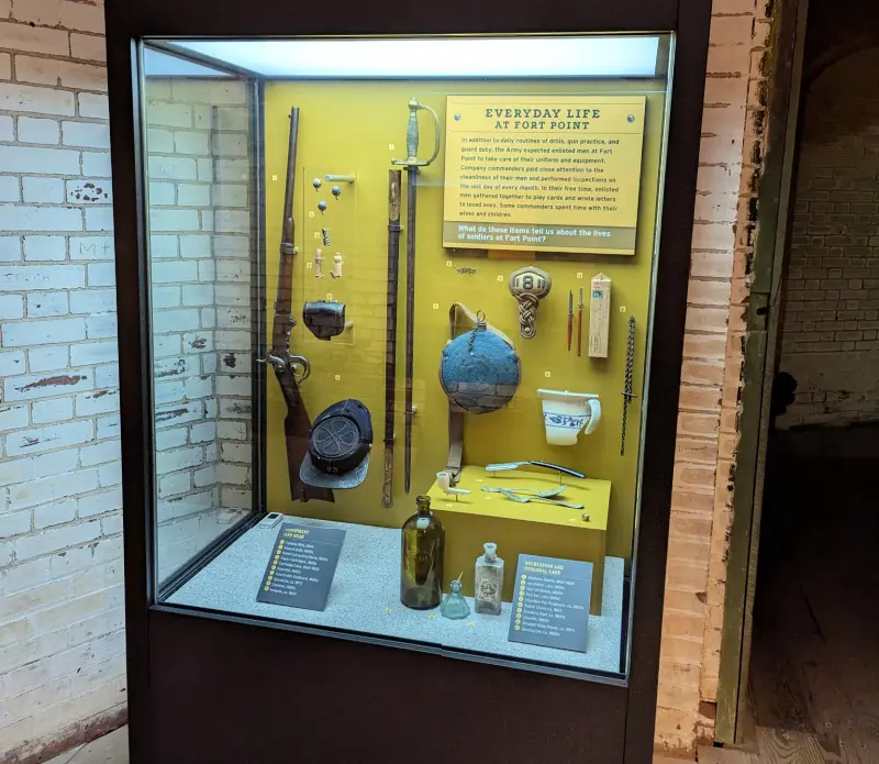 Artifacts at Fort Point