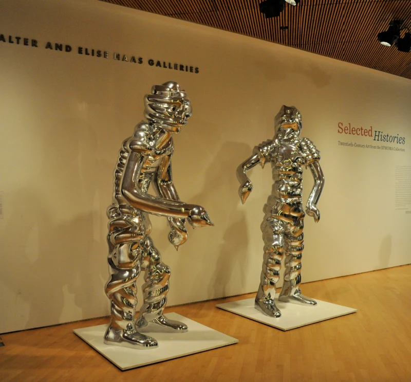 Exhibit at the entrance to the Walter and Elise Haas Galleries at the SF Museum of Modern Art Exhibit at the entrance to the Walter and Elise Haas Galleries at the SF Museum of Modern Art