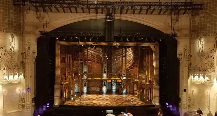 Orpheum Theater stage in San Francisco