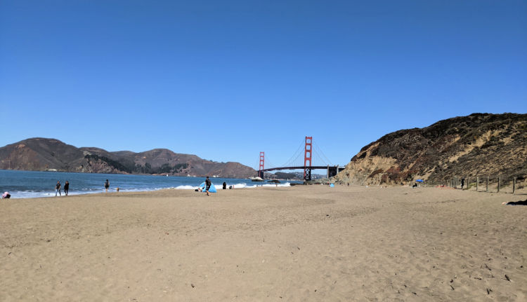 Sunny Day at Baker Beach