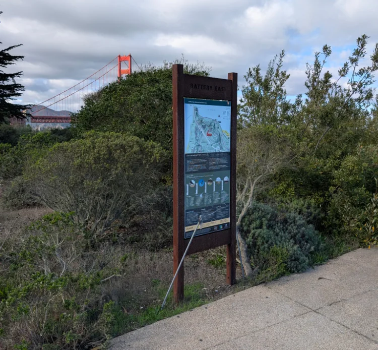 Parking lot at Battery East