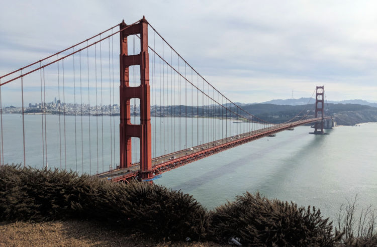 Golden Gate Bridge from Battery Spencer Golden Gate Bridge from Battery Spencer