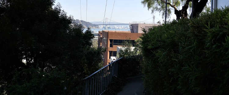 Bay Bridge from the Greenwich Stairs