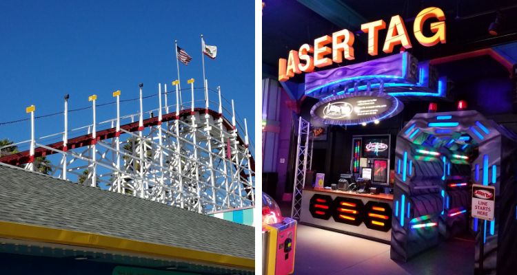Pictures of the Beach Boardwalk in Santa Cruz