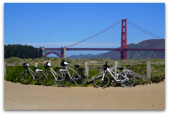 Bike Riding near the Golden Gate Bridge