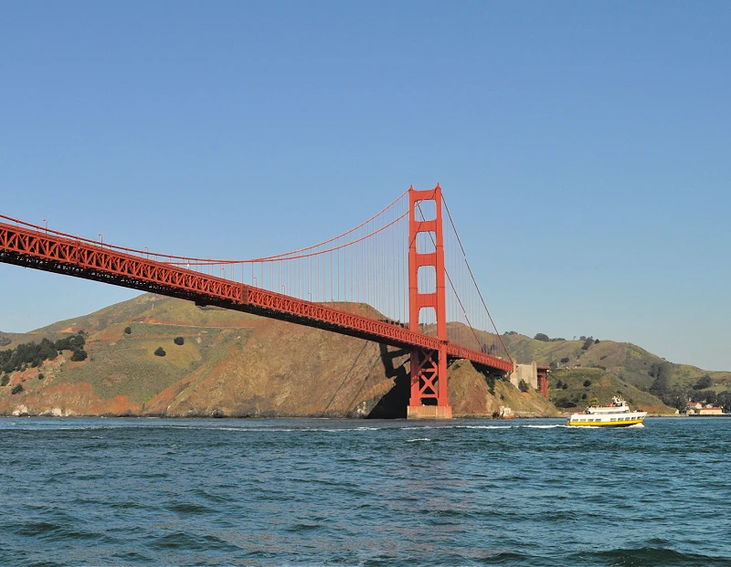 Blue & Gold Cruise Under the Golden Gate Bridge