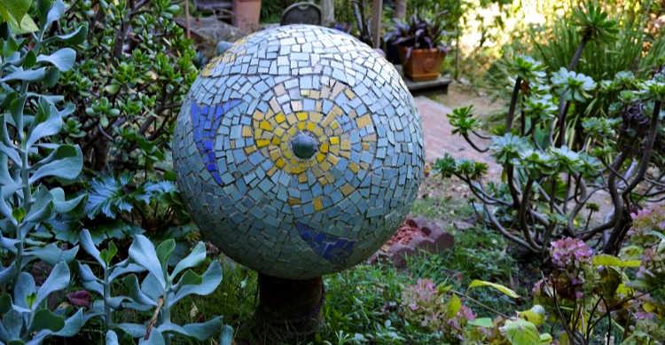 Blue Sphere Artwork in SF