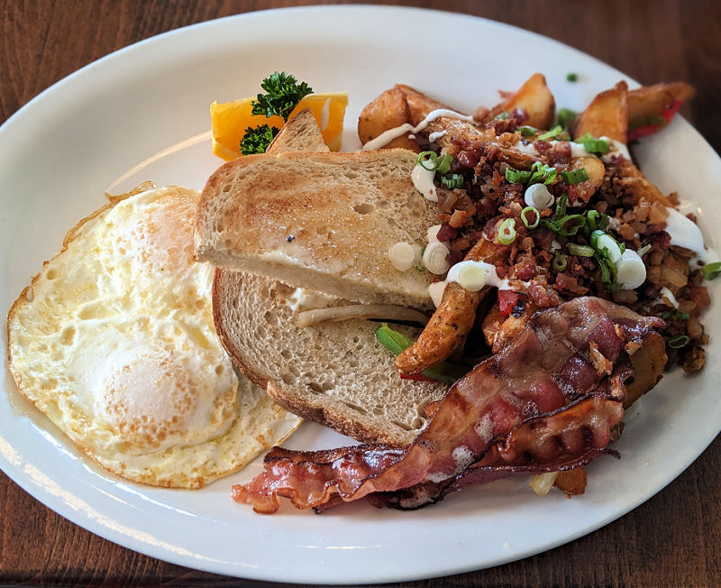 Breakfast at Eagle Cafe