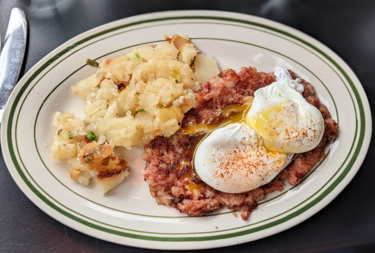Hash at Buena Vista in Fisherman's Wharf