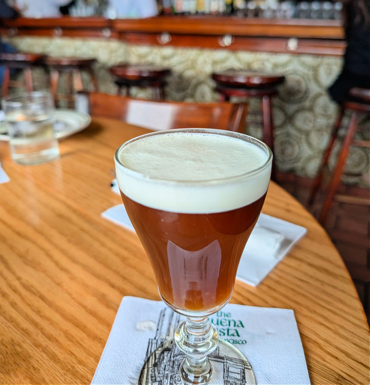 Irish Coffee at Buena Vista