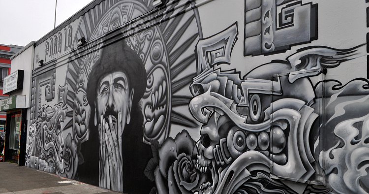 Carlos Santana Mission Mural