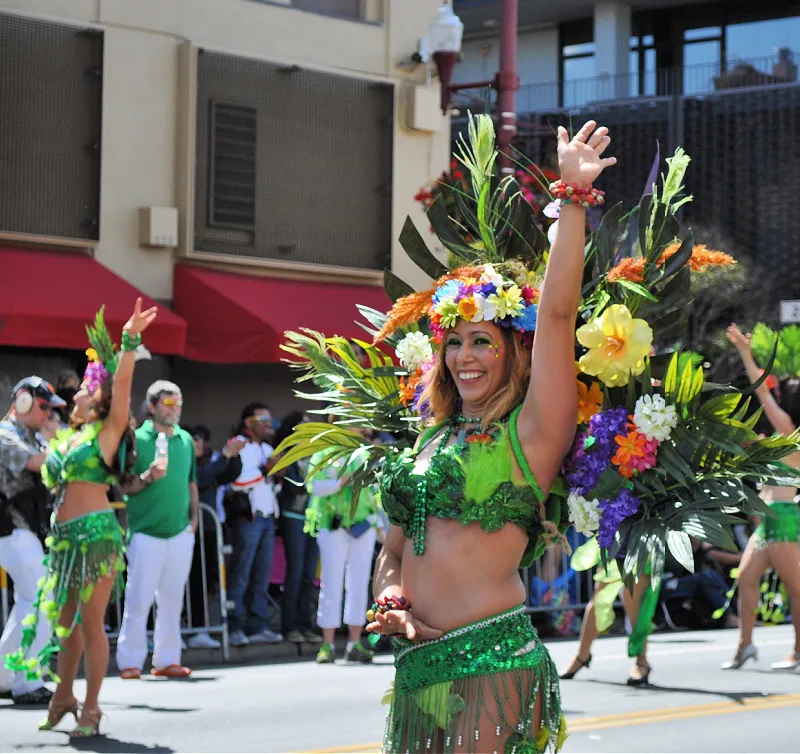 Carnaval Parade in May in San Francisco