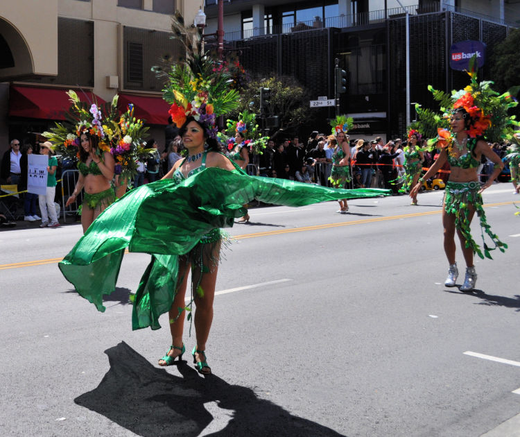 Carnaval Parade in San Francisco on Memorial Day Weekend