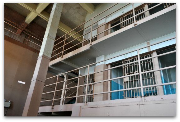Cells in Alcatraz Prison