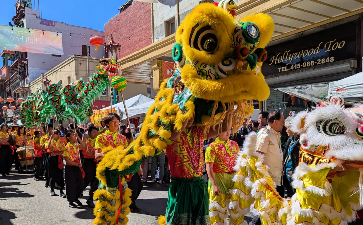 The parade at the Chinatown Autumn Moon Festival