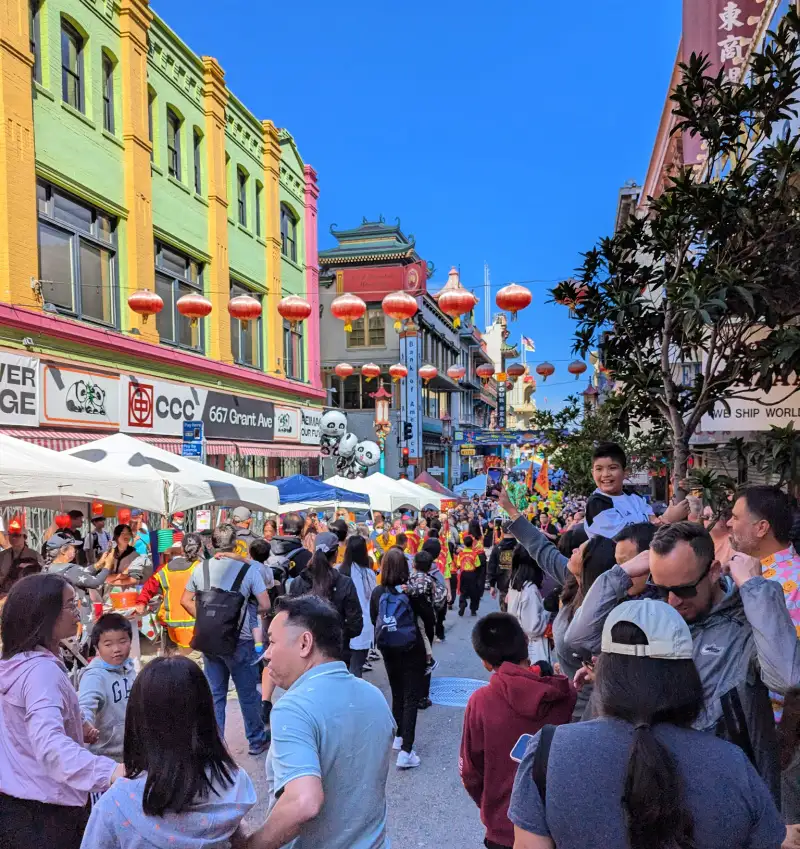 Chinatown Autumn Moon Festival in September in San Francisco