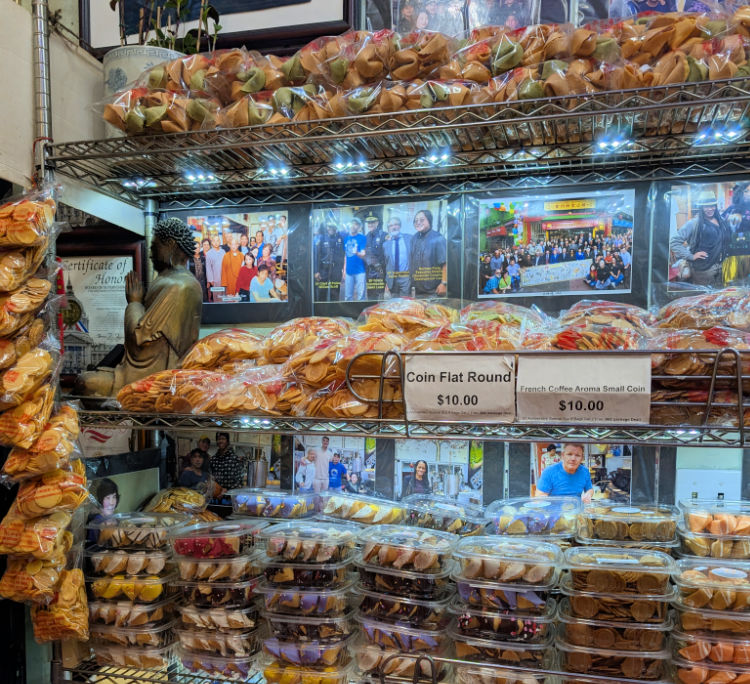 Golden Gate Fortune Cookie Company in Chinatown