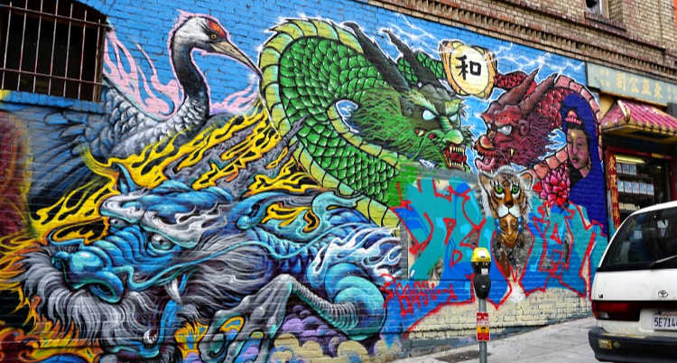 Chinatown Wall Mural