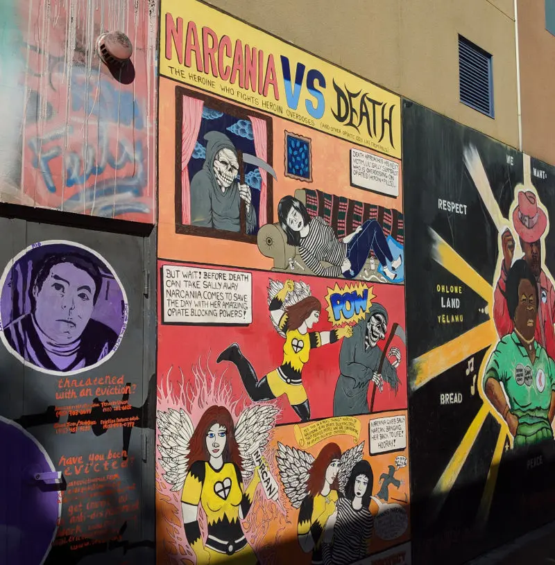 Murals in Clarion Alley