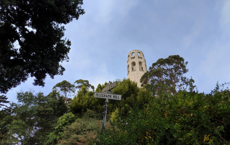 Coit Tower Filbert Steps