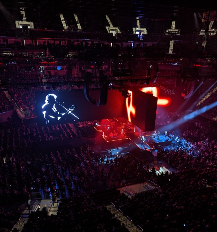 A sold out concert at the Chase Center