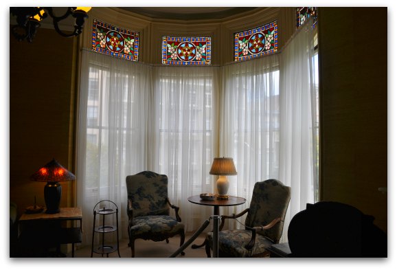 Curved windows in a Queen Anne Victorian