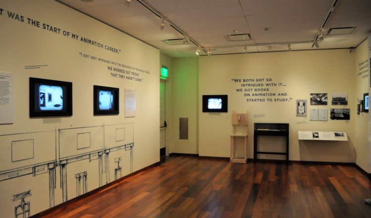 Exhibit in the Disney Museum