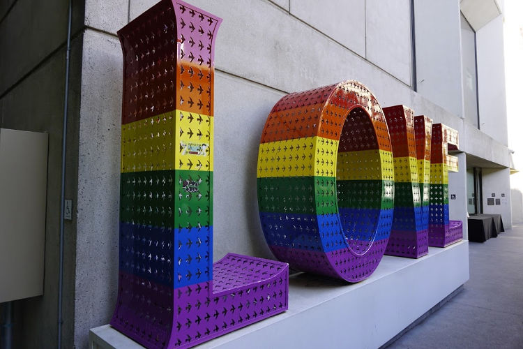 Love sign in downtown San Francisco