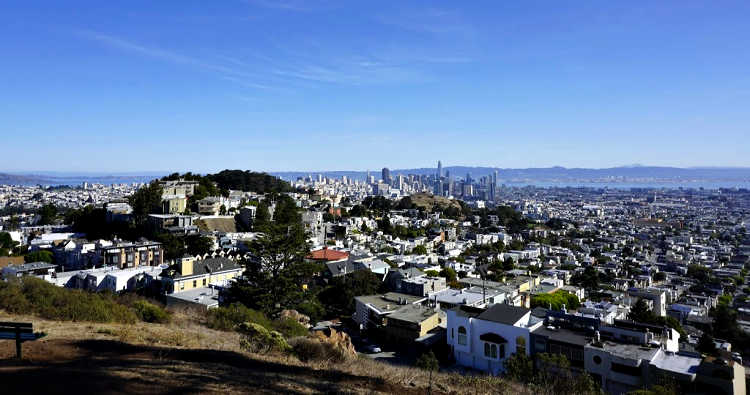 Downtown SF from Tank Hill