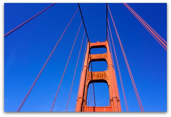 Driving Over the GGB in San Francisco