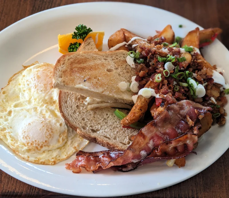 Breakfast at the Eagle Cafe on Pier 39 Breakfast at the Eagle Cafe on Pier 39