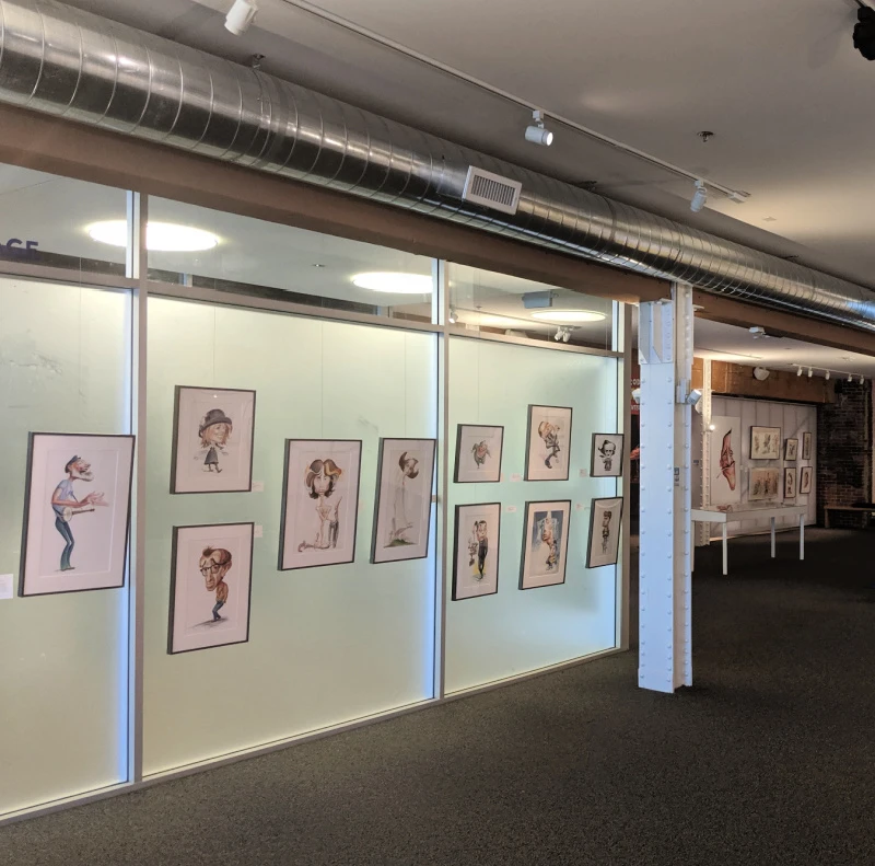 Exhibits at the Cartoon Art Museum in San Francisco Exhibits at the Cartoon Art Museum in San Francisco