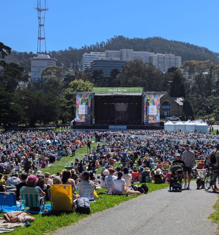 Annual Opera in the Park event in San Francisco