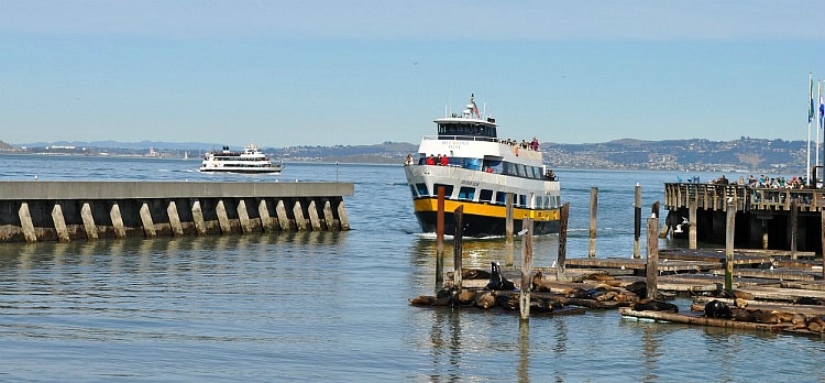 Ferries in SF's Fisherman's Wharf