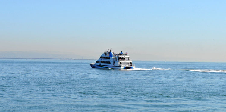 Ferry cruise on the SF Bay