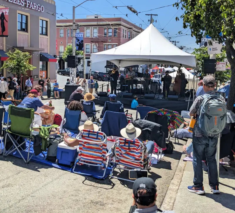 Fillmore Jazz Festival Performance Stage