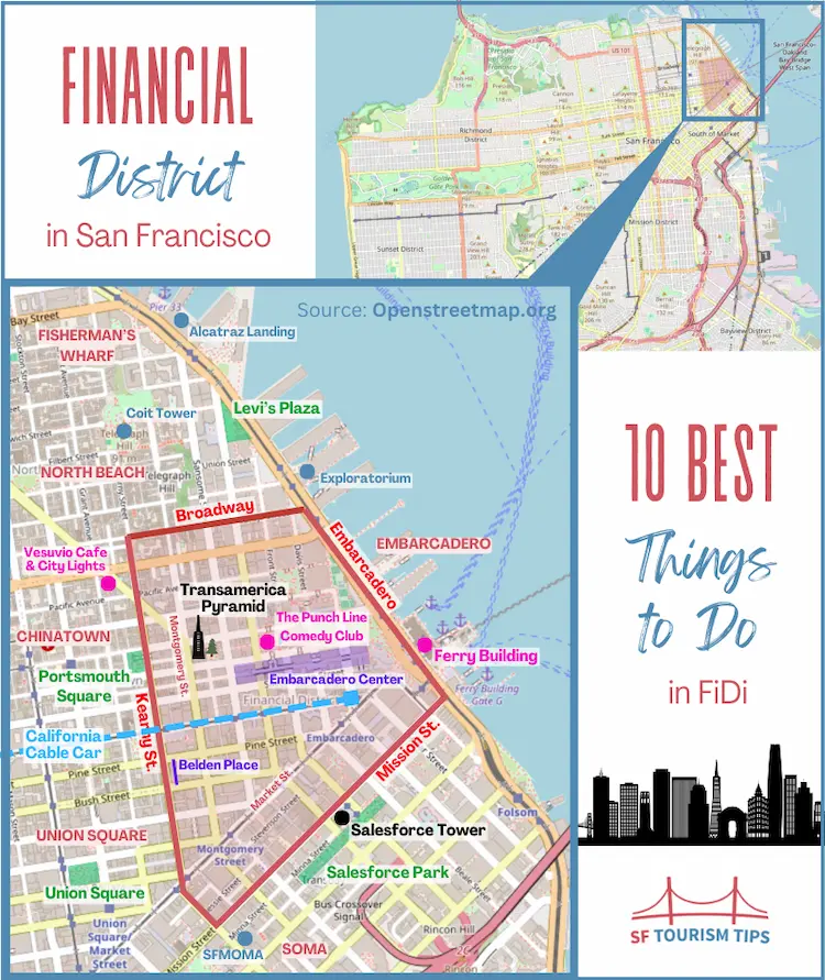Map of the SF Financial District
