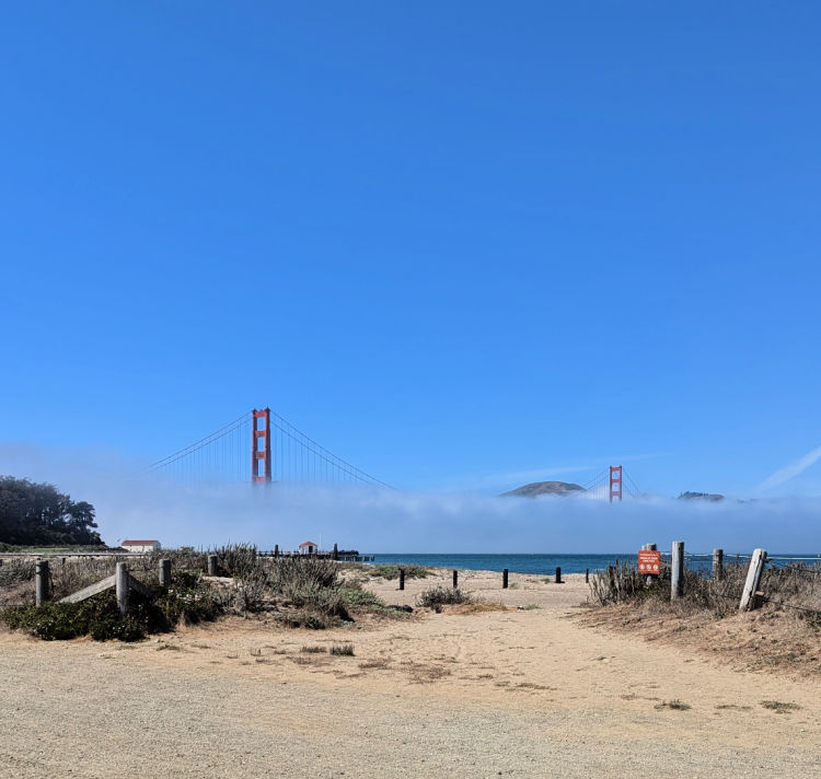 Foggy August Day from Crissy Field Foggy August Day from Crissy Field